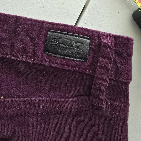 Seven 7 Purple Corduroy Pants Size 6 - Picture 5 of 9